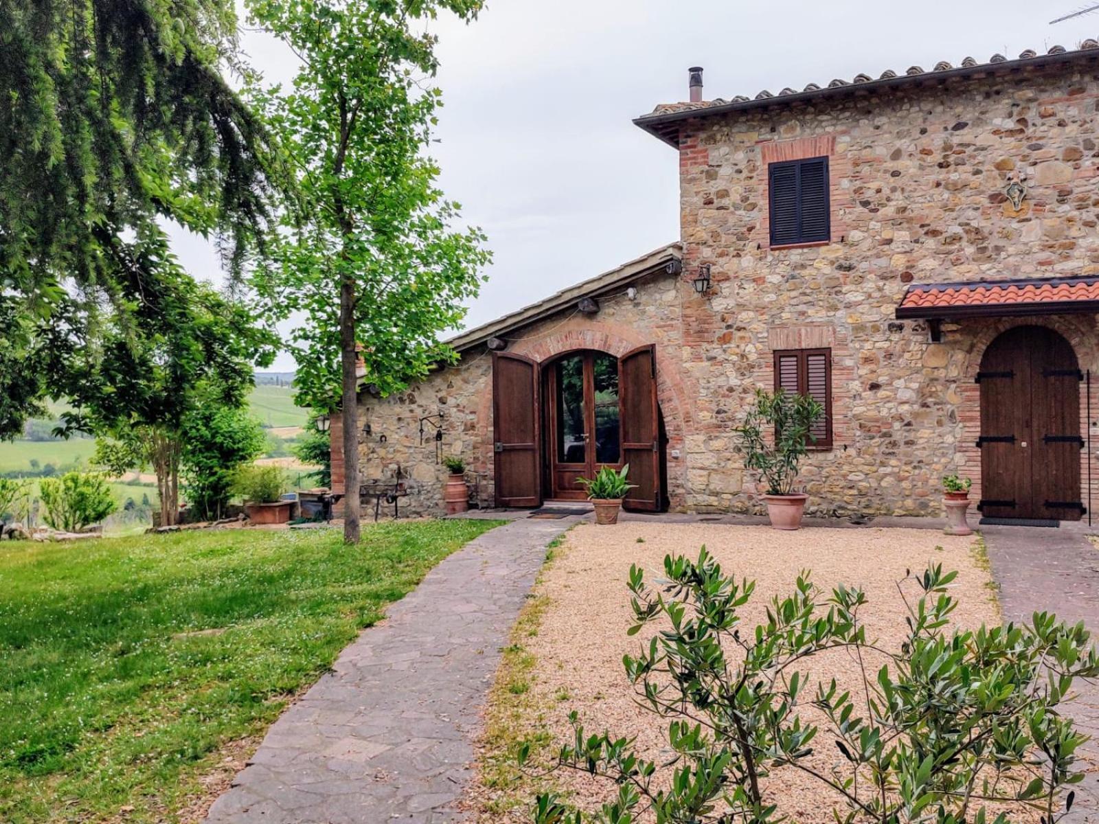 Ferienwohnung Il Giardino Del Chianti Siena Exterior foto